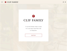 Tablet Screenshot of cliffamily.com